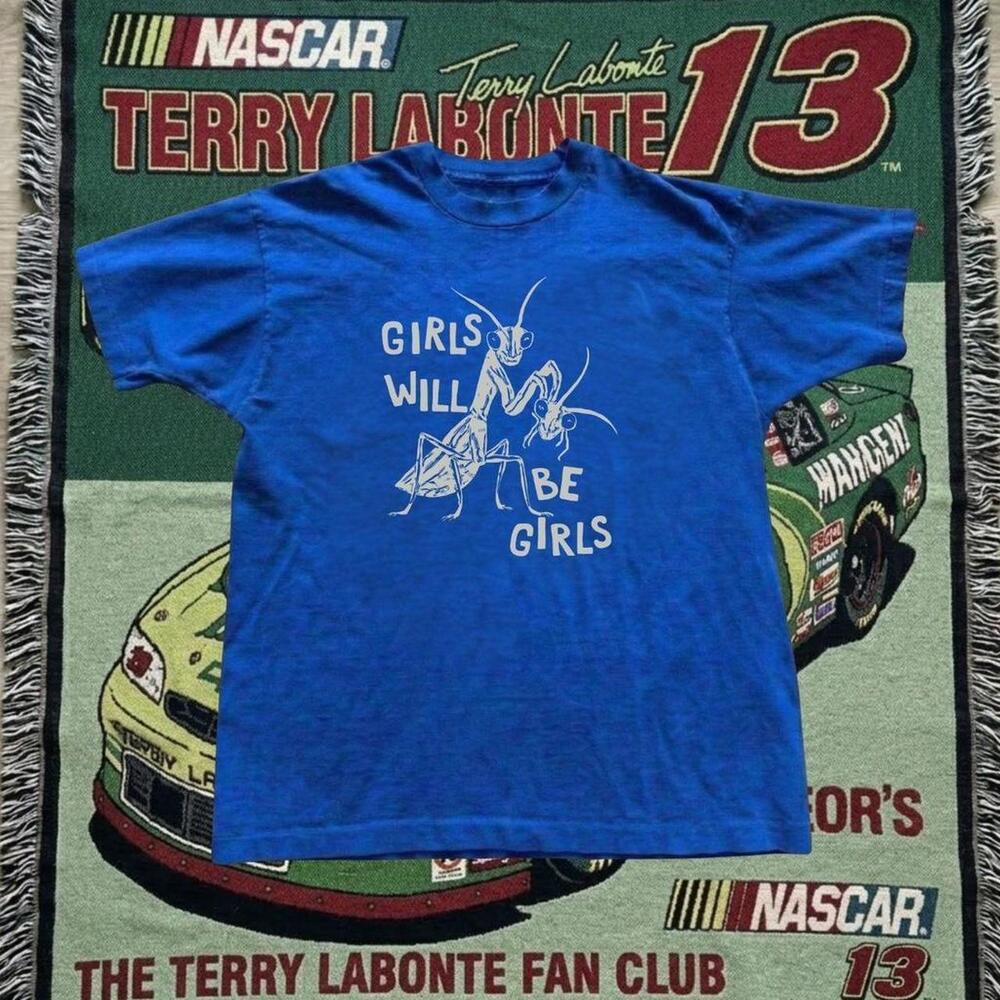 Blue Girls Will Be Girls Tee